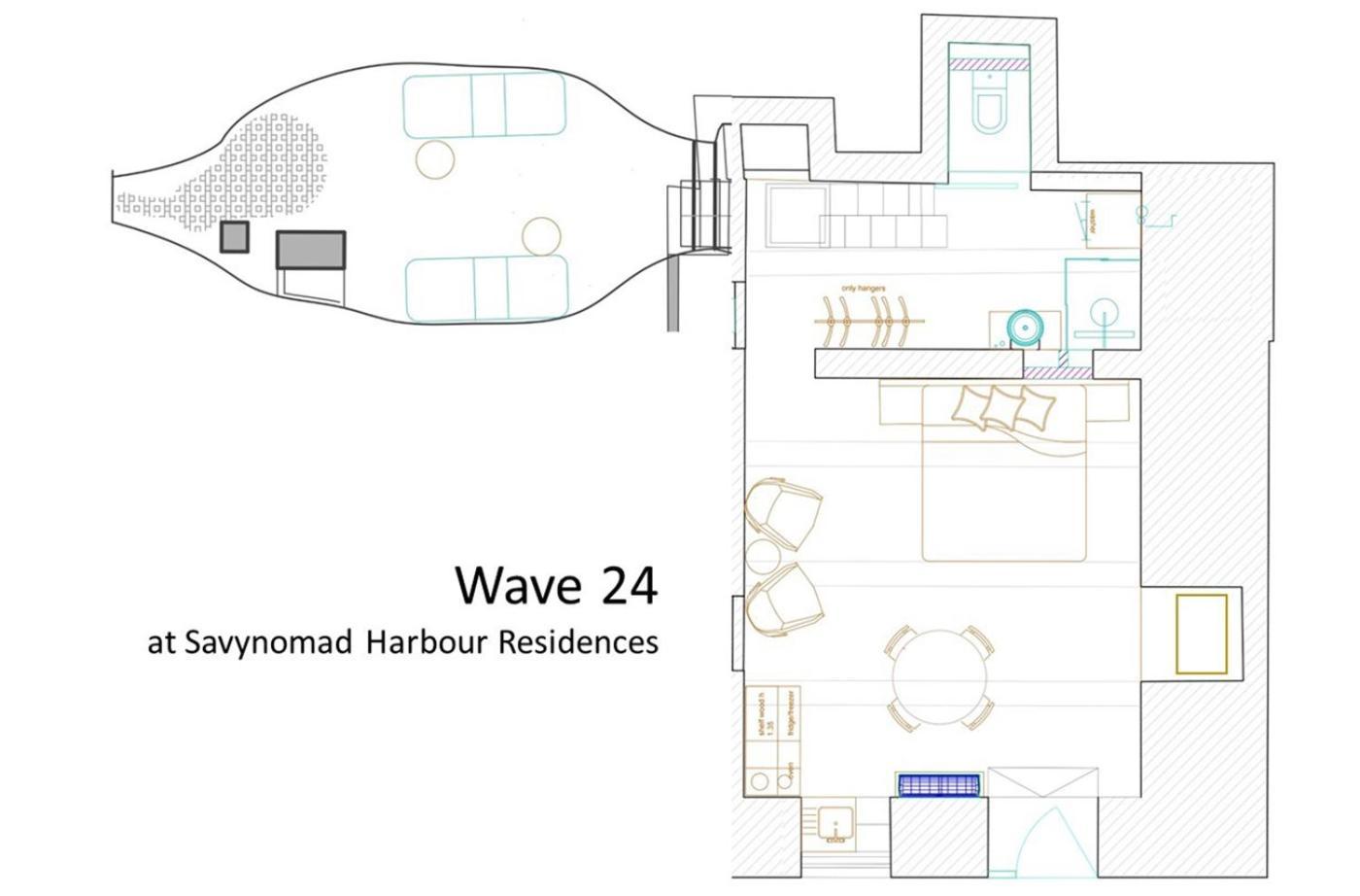 Wave 24 Savynomad Harbour Residence & Private Spa Cave La Valeta Exterior foto